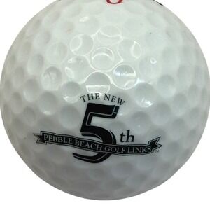 Pinnacle 3 Golf Ball Pebble Beach 5th Anniversary Nov 18 1998 Logo